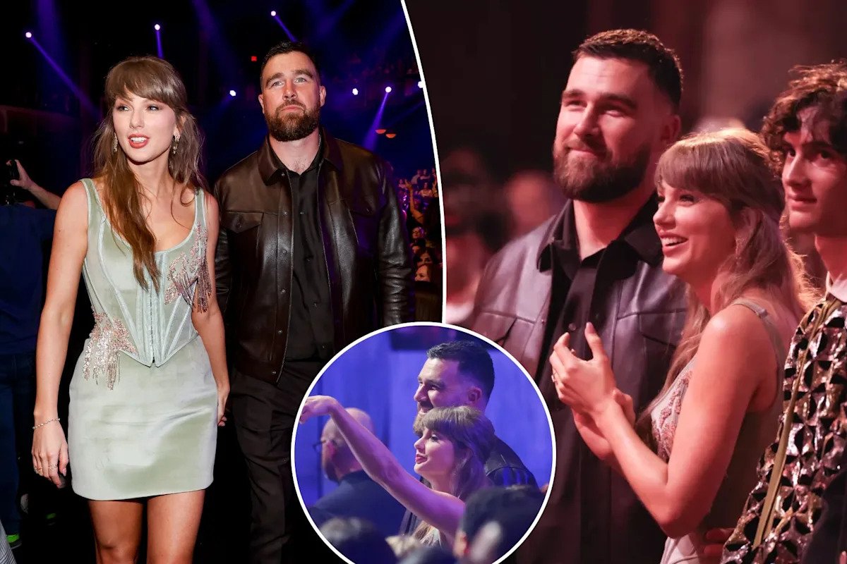 Travis Kelce Taylor Swift collaboration at iHeartRadio