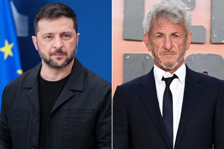 Sean Penn Ukraine visit hailed by President Zelenskyy Sean Penn Ukraine visit hailed by President Zelenskyy