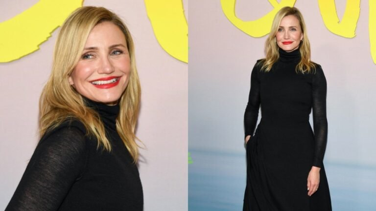 Cameron Diaz premiere dress dazzles NYC event