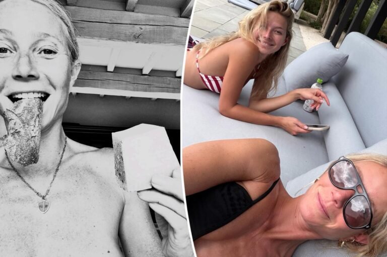 Gwyneth paltrow poolside photo with daughter apple martin Gwyneth paltrow poolside photo with daughter apple martin