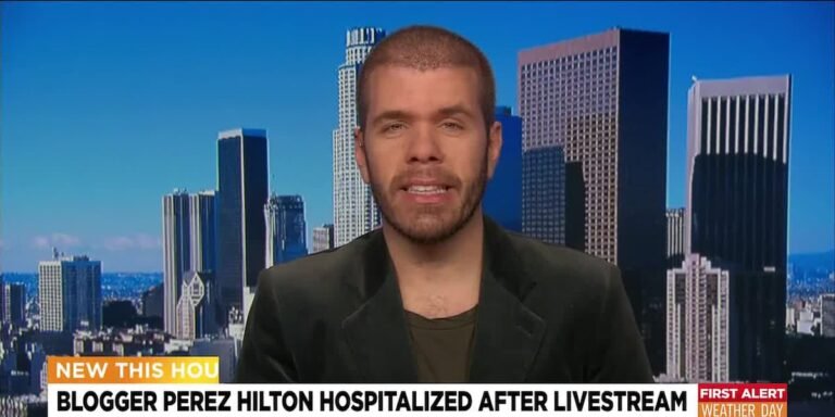Perez Hilton hospitalized livestream incident sparks concern