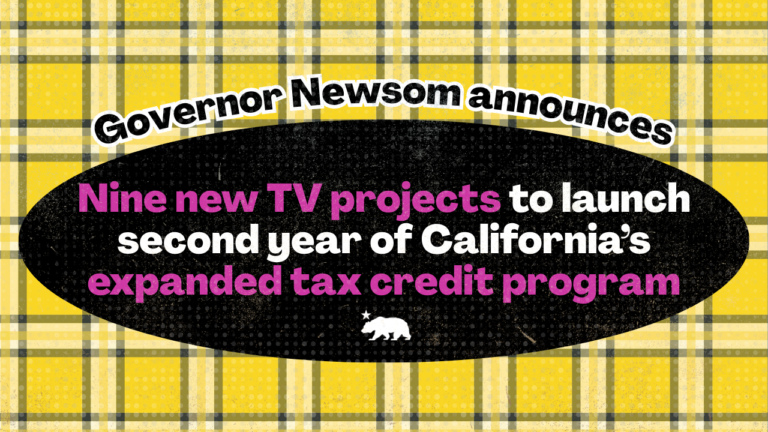 California tv production tax credit backs nine new projects
