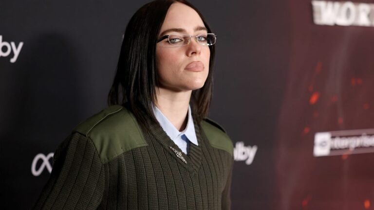 Billie eilish debuts short strawberry blonde haircut